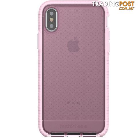 Tech21 Evo Check Case for iPhone X / XS - Rose / White - 5055517385459/T21-5857...