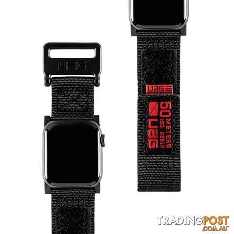 UAG Apple Watch Active Range Strap 44 / 42mm - Black - 812451031928/19148A114040 - UAG