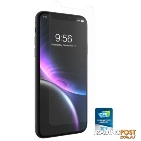 ZAGG InvisibleShield Glass+ VisionGuard for iPhone XR - Clear -...