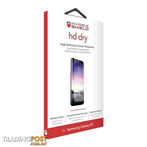 ZAGG Invisibleshield HD Screen protector Samsung S9 - 848467071184/200201405 - ZAGG