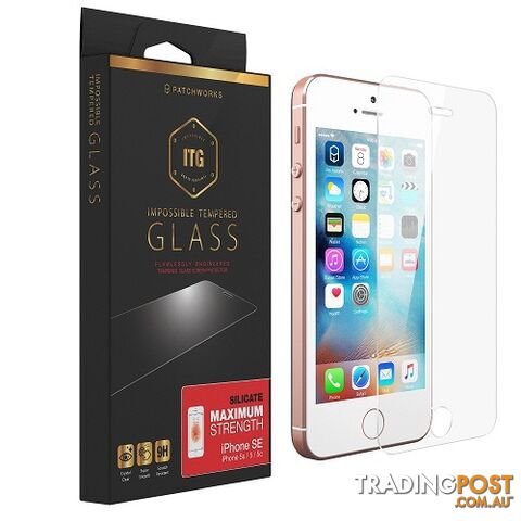 Patchworks ITG Silicate Tempered Glass suits iPhone 5 / 5S / SE Clear - 8809453315714/4853 - Patchworks