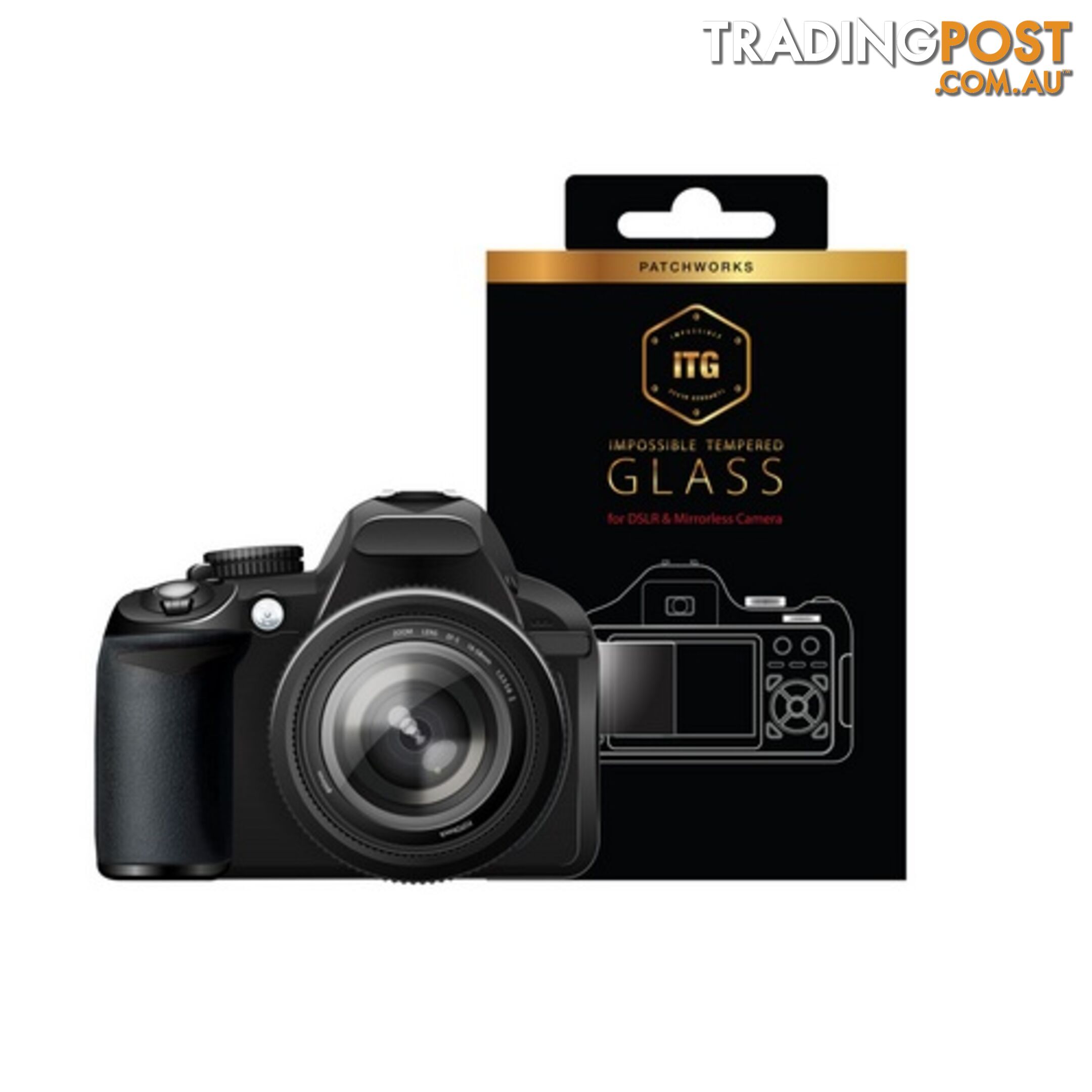 Patchworks ITG Tempered Glass for Nikon D3200 / D3300 DSLR - 8809453310078/IC106 - Patchworks