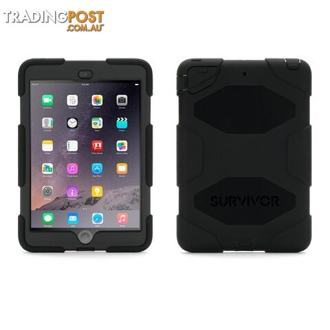 Griffin Survivor Case suits iPad Mini / Mini Retina / Mini 3 - Black - 685387408214/GB35918-3 - Griffin