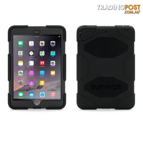 Griffin Survivor Case suits iPad Mini / Mini Retina / Mini 3 - Black - 685387408214/GB35918-3 - Griffin