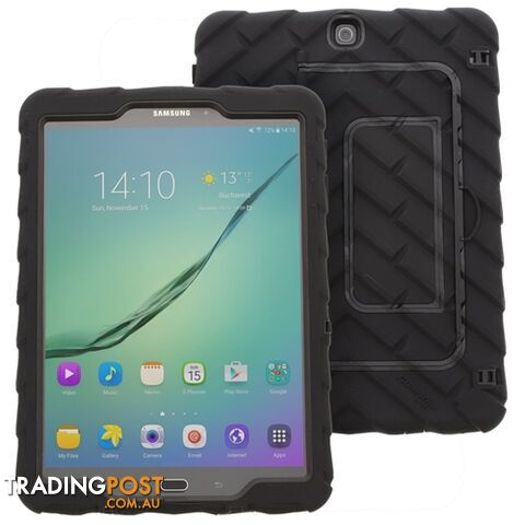 Gumdrop Hideaway Rugged & Tough Case Samsung Galaxy Tab S2 9.7- Black - 811625027941/GS-STS297-BLK_BLK - Gumdrop