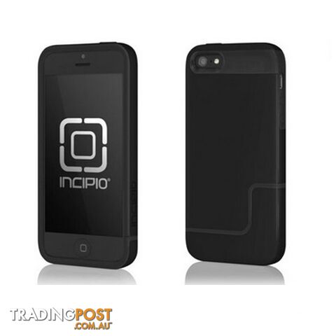 Incipio Edge Pro Slider Hard Shell iPhone 5 case - Black / Black - IPH-830 - Incipio