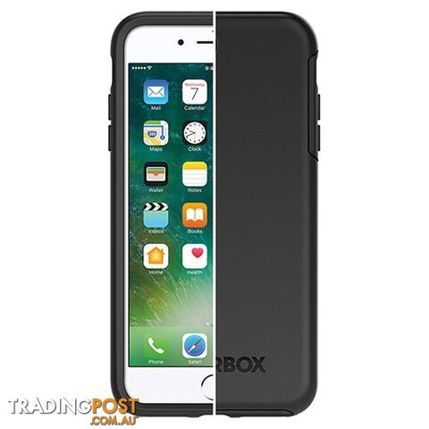 OtterBox Symmetry Case iPhone SE 2020 / 8 / 7 - Black - 660543425793/77-56669 -...