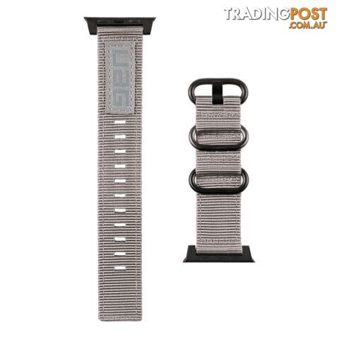 UAG Apple Watch Nato Range Strap 44 / 42mm - Grey - 812451031898/19148C114030 -...