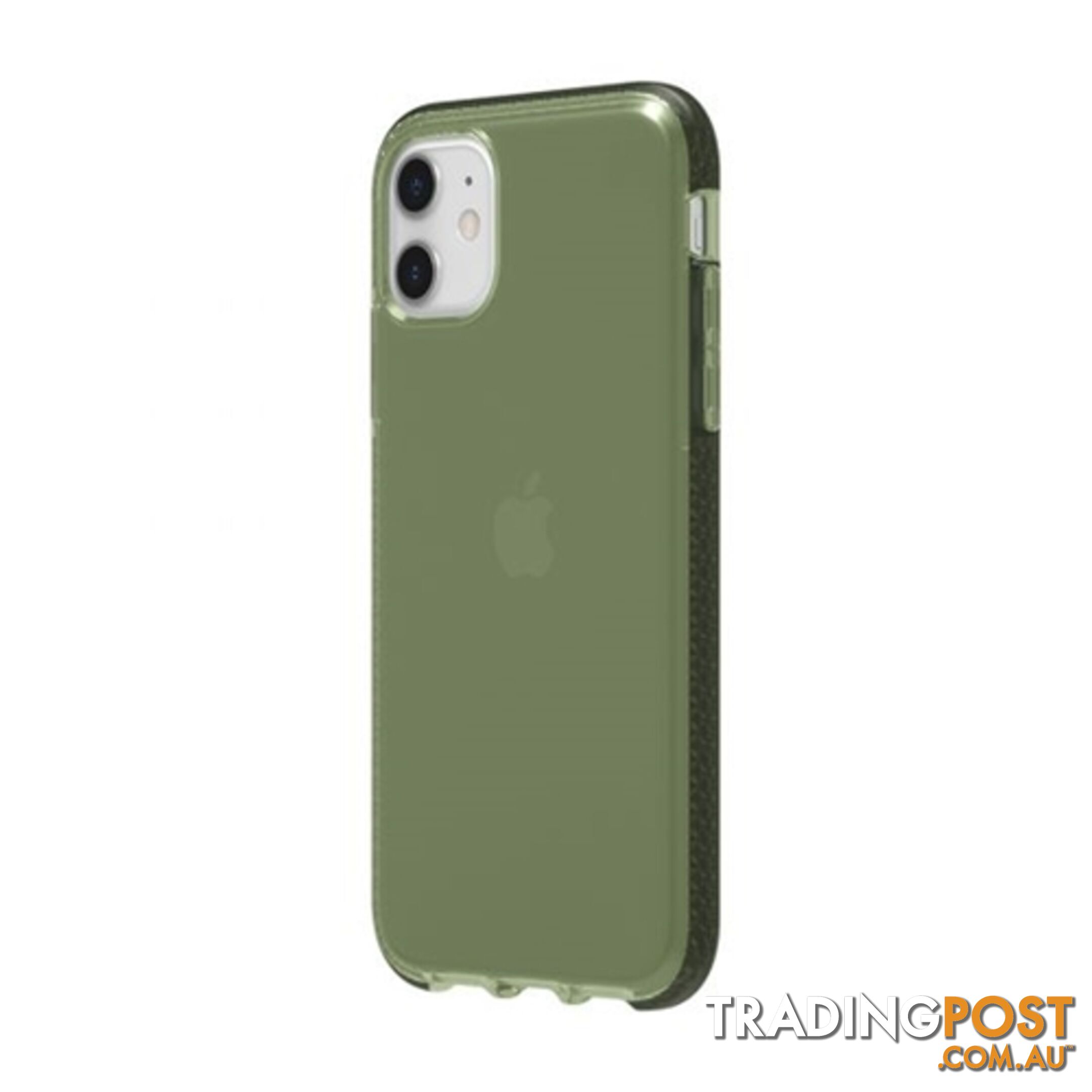 Griffin Survivor Clear Slim Protective Case iPhone 11 - Green - 191058106728/GIP-024-GRN - Griffin