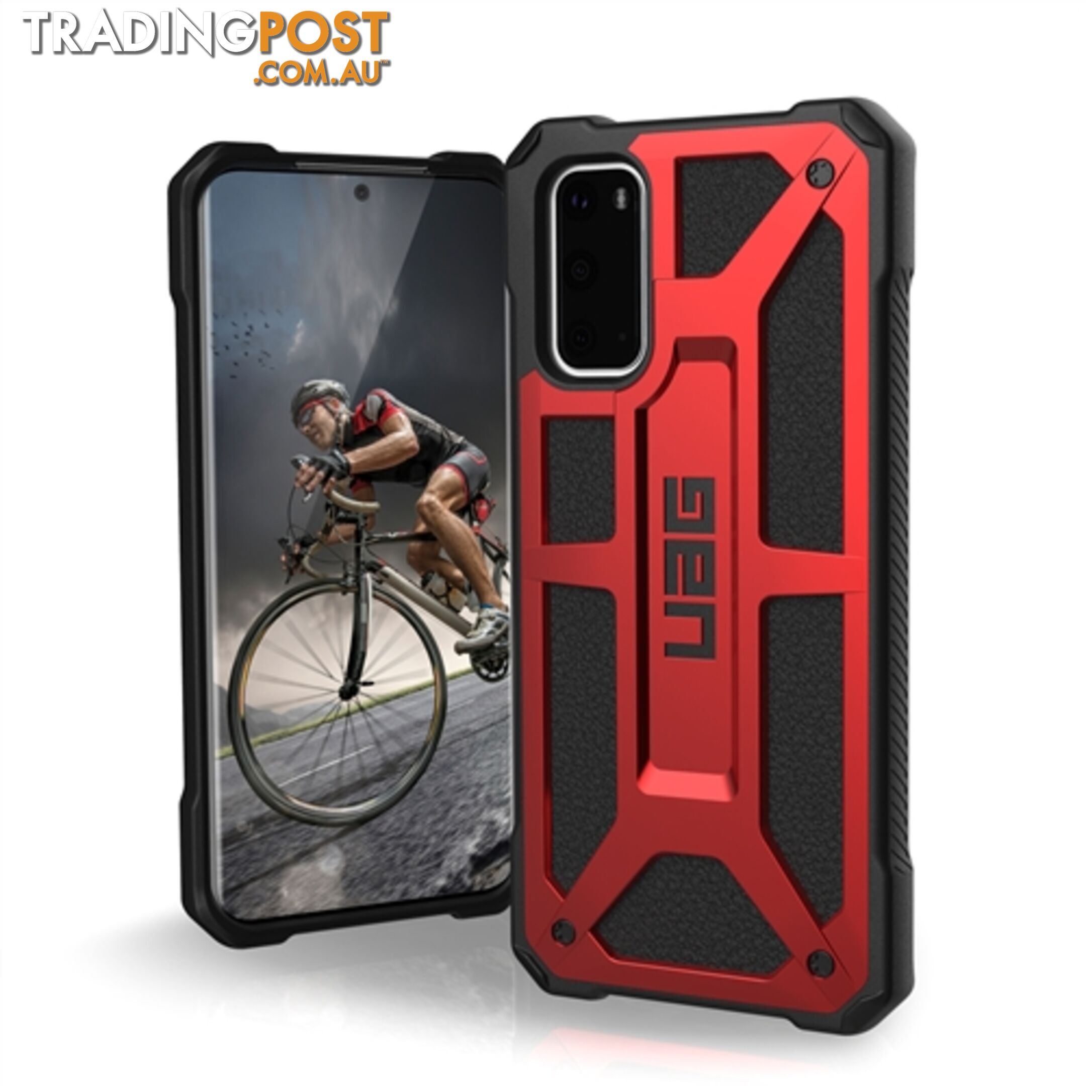 UAG Monarch Rugged & Tough Protective Case Samsung S20 6.2 inch Crimson Red - 812451033748/211971119494 - UAG