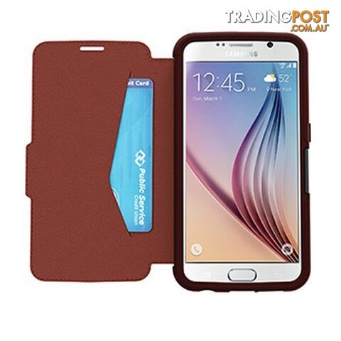 OtterBox Strada Leather Case Samsung Galaxy S6 - Maroon - 660543378907/77-51742...