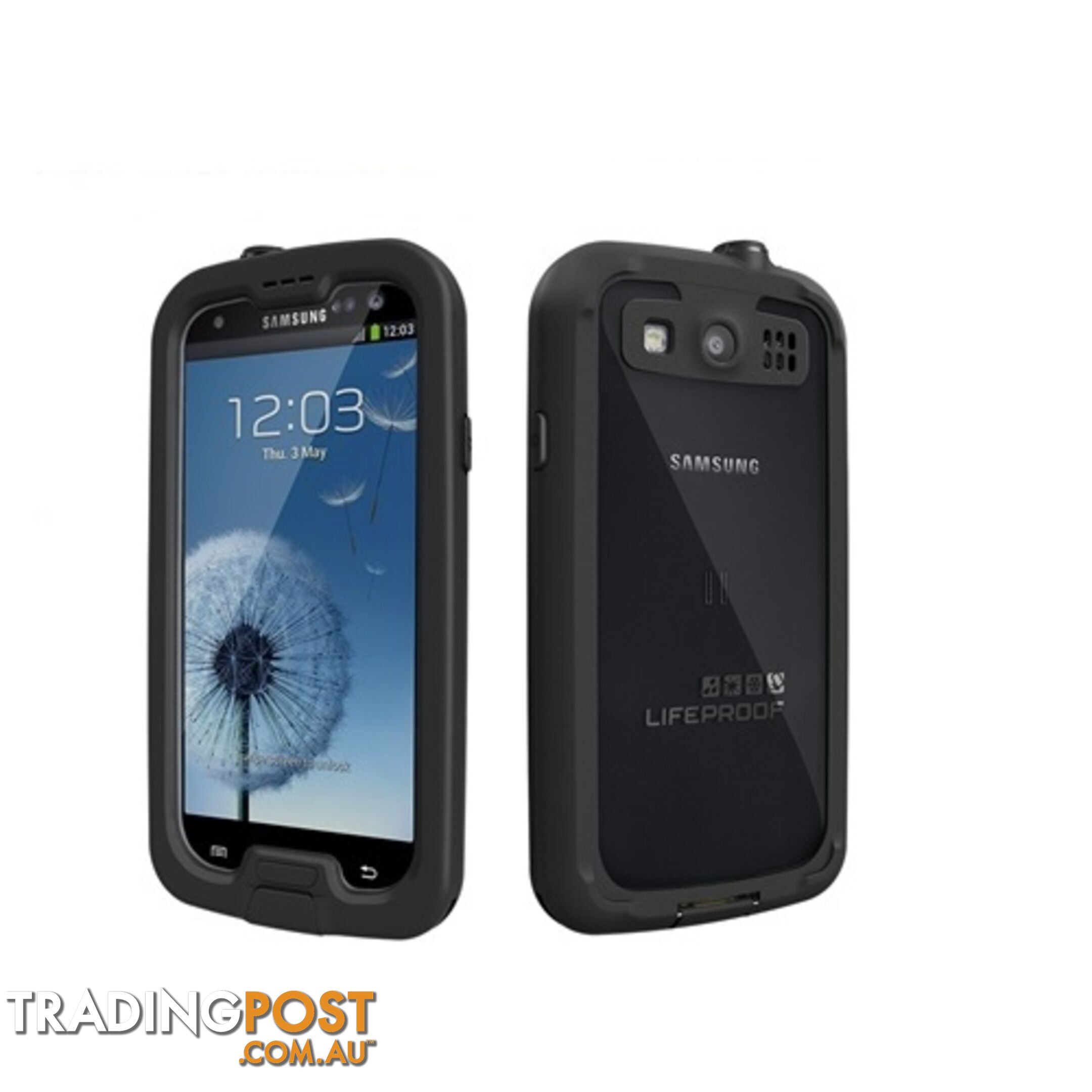 Lifeproof Nuud Case Samsung Galaxy S3 LPSG3NU02BK Black / Clear - 819859010890/LPSG3NU02BK - LifeProof