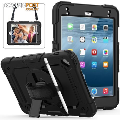 Rugged Protective Case Hand & Shoulder Strap iPad Air 3 / Pro 10.5 inch - Black - SDK-IPD105-2019-BK - Generic
