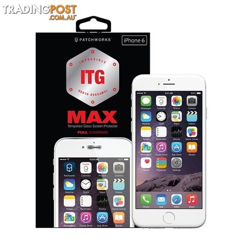 Patchworks Colorant Tempered Glass ITG Max for Apple iPhone 6 / 6S 0.4mm 9H - 8809327547500/4310 - Patchworks