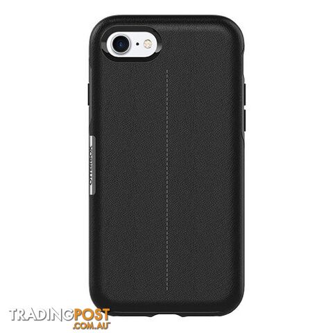 Otterbox Symmetry Leather Case for iPhone 8 / iPhone 7 - Black / Black - 660543405238/78-51134 - OtterBox