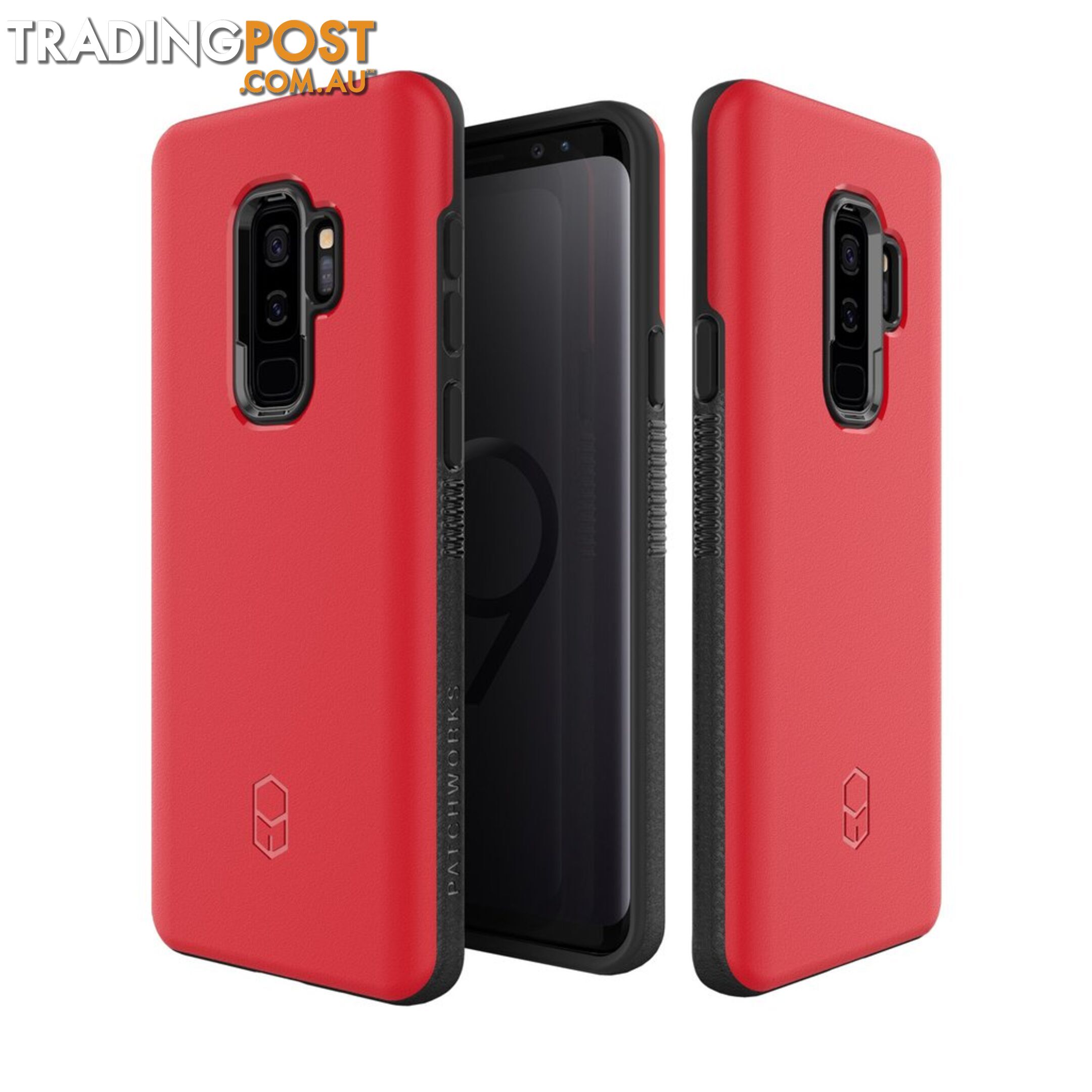 Patchworks ITG Level Rugged Case for Samsung Galaxy S9 - Red - 8809597090102/LIS92 - Patchworks