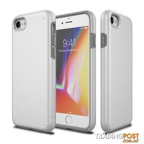 Patchworks Chroma Metalic Color Rugged Case iPhone 8 / 7 - White - 8809453318500/CRA72 - Patchworks