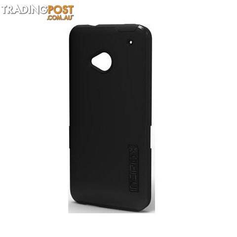 Incipio DualPro Tough Case for HTC One (M7) - Black / Black - 814523273502/HT-350 - Incipio