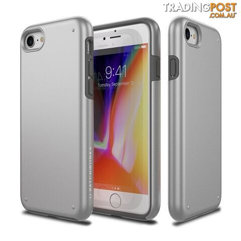 Patchworks Chroma Metalic Color Rugged Case iPhone 8 / 7 - Silver - 8809453318524/CRA74 - Patchworks
