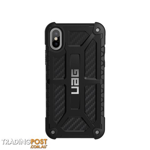 UAG Monarch Case for Apple iPhone XS - Carbon Fiber - 858329007138/IPHX-M-X -...