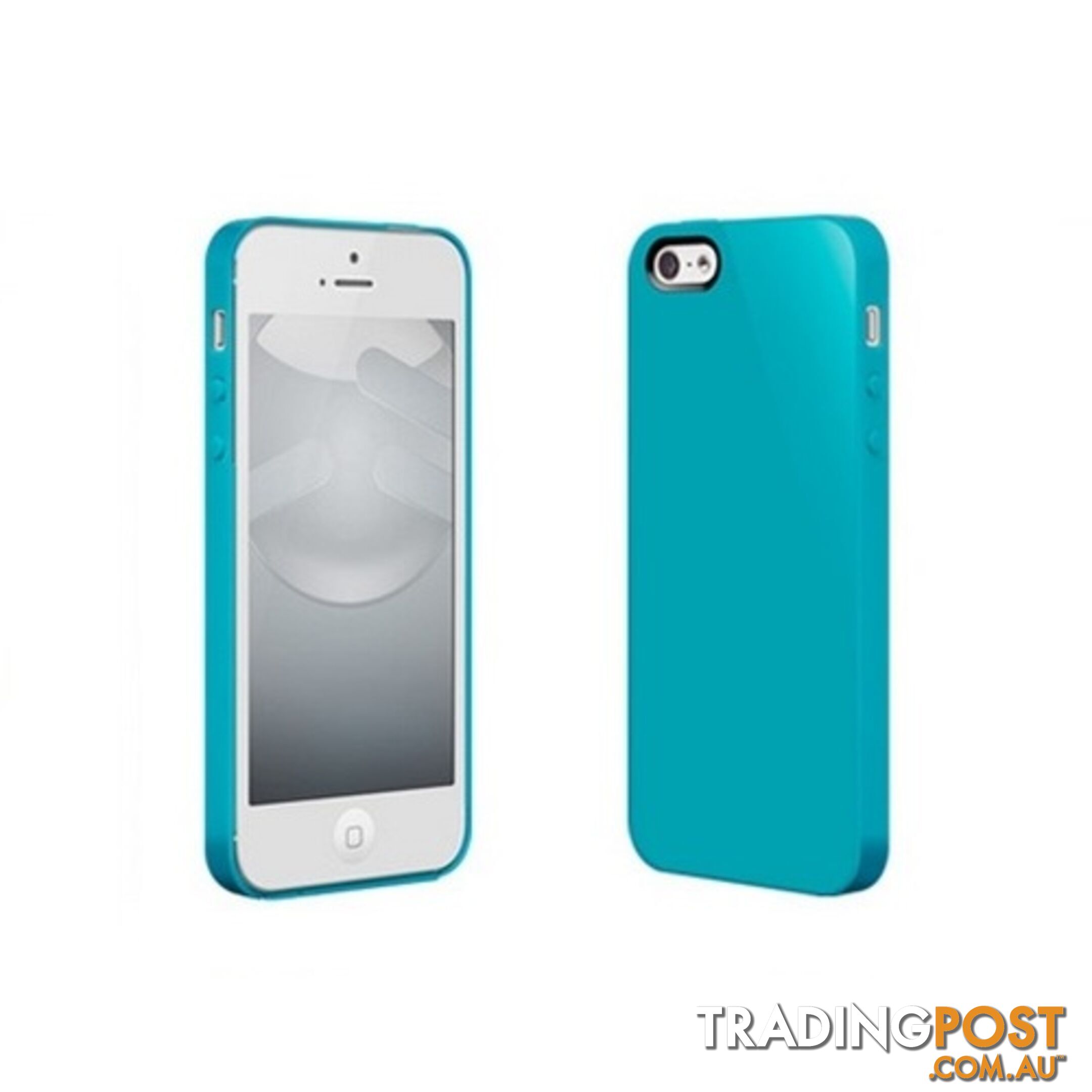 SwitchEasy Nude Slim Case Apple iPhone 5 / 5s - Gloss Turquoise Green - SW-NU5-TU - SwitchEasy