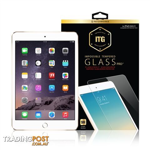 Patchworks ITG PRO Plus Tempered Glass iPad Mini 3 2 1 - Clear - 8809327547753/4314 - Patchworks