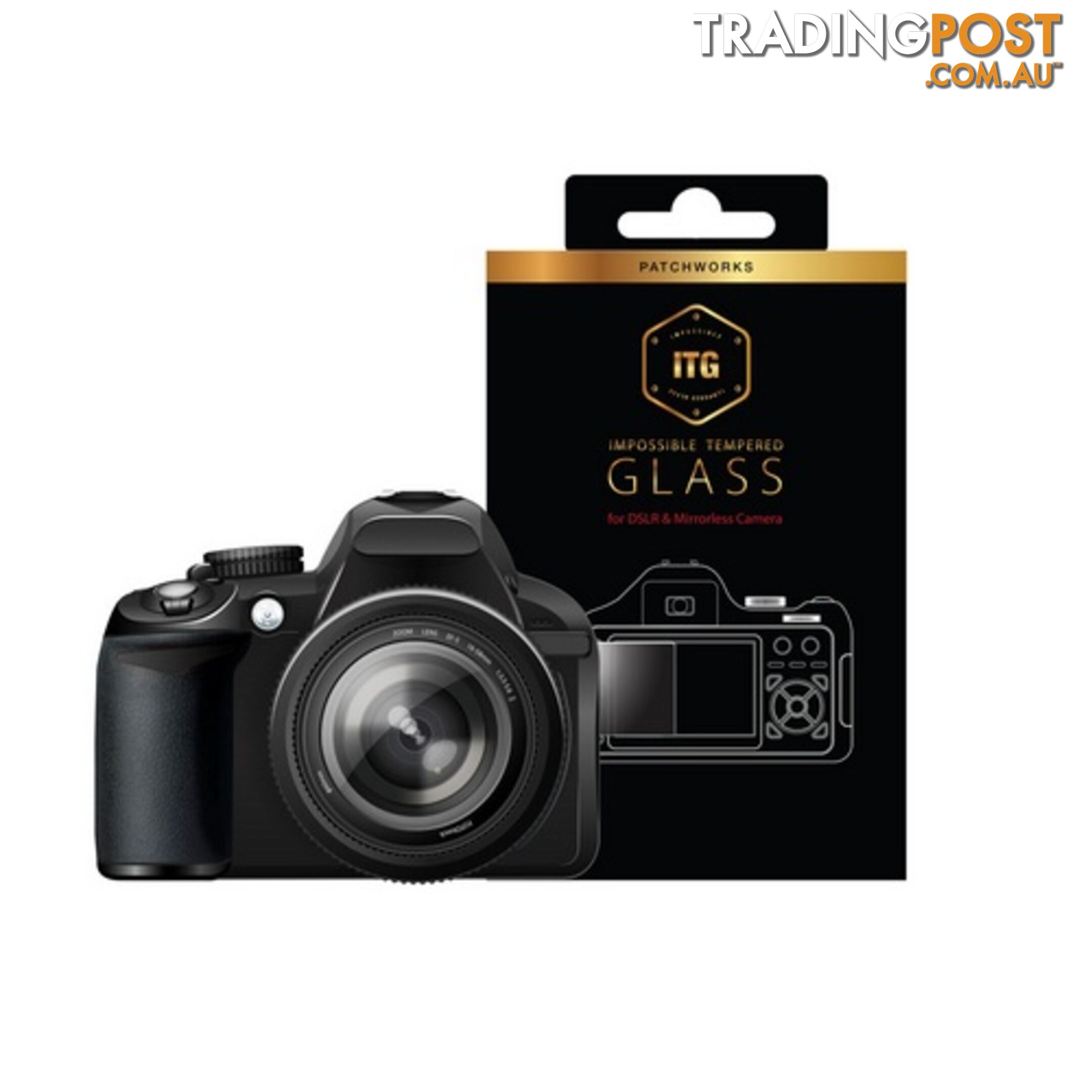 Patchworks ITG Tempered Glass for Nikon D5100 / D5200 DSLR - 8809453310085/IC107 - Patchworks