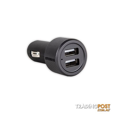 Otterbox Rugged Car Charger with 2 USB 2.4 Amp - Speed Charge - 660543406068/78-51151 - OtterBox
