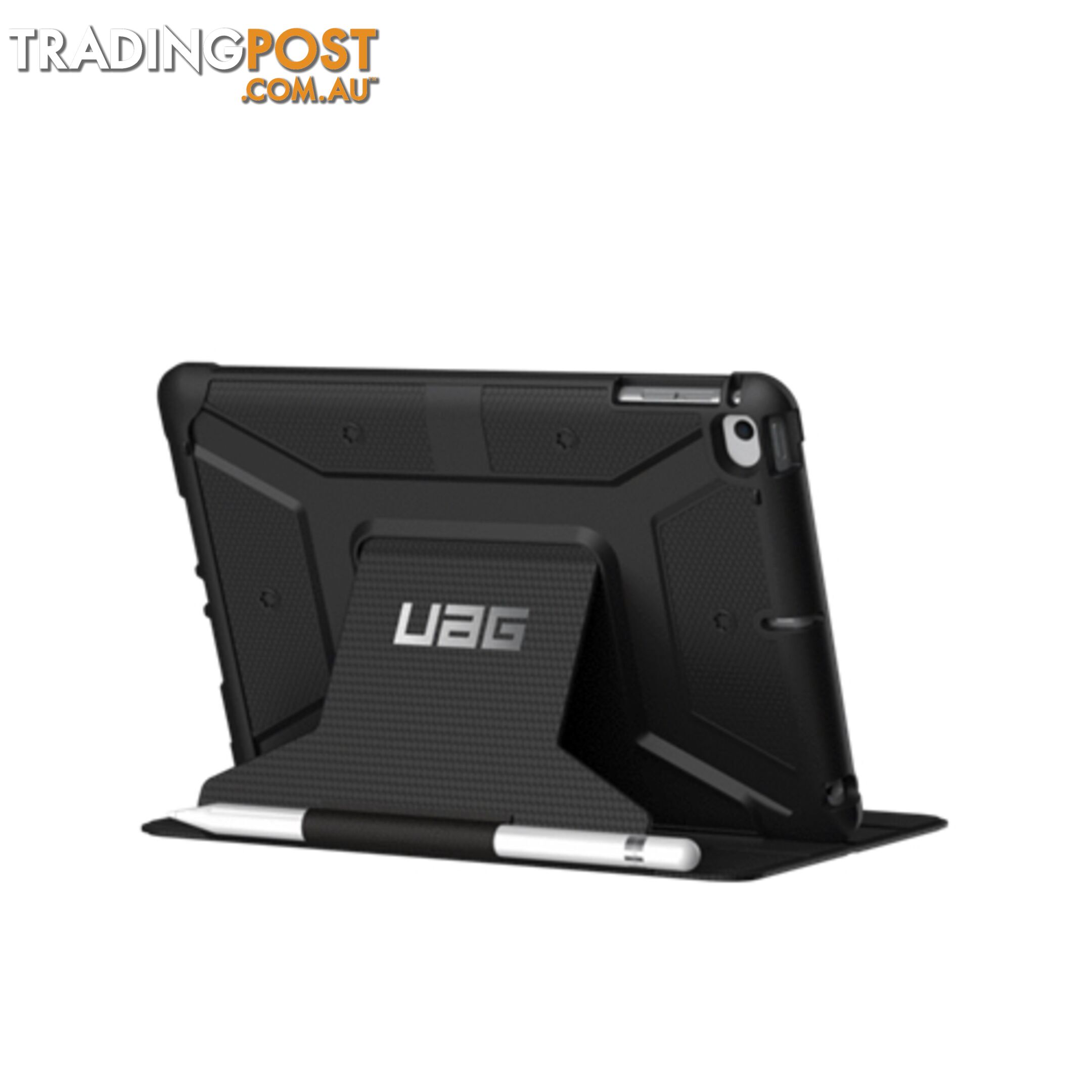 UAG Metropolis Rugged Folio Case for iPad Mini 5 2019 & Mini 4 - Black - 812451030631/121616114040 - UAG