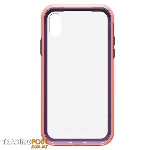 LifeProof Slam Case for iPhone X - Clear / Coral / Lilac - 660543435228/77-57434...