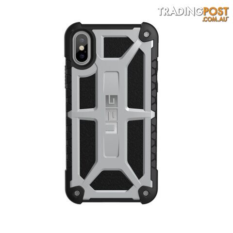 UAG Monarch Case for iPhone X / XS - Platinum - 858329007084/U-IPHX-M-PL - UAG