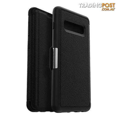 Otterbox Strada Leather Folio Case Samsung Galaxy S10 Plus Shadow Black -...