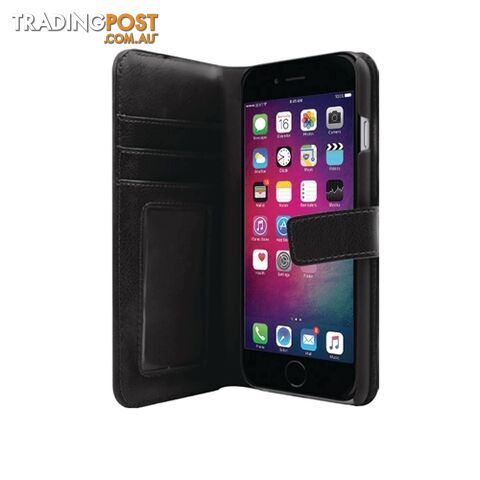 3SIXT NeoWallet Case (Premium Wallet Case) - iPhone 6 Plus / 6S Plus - Black - 9318018112136/3S-0291 - 3SIXT