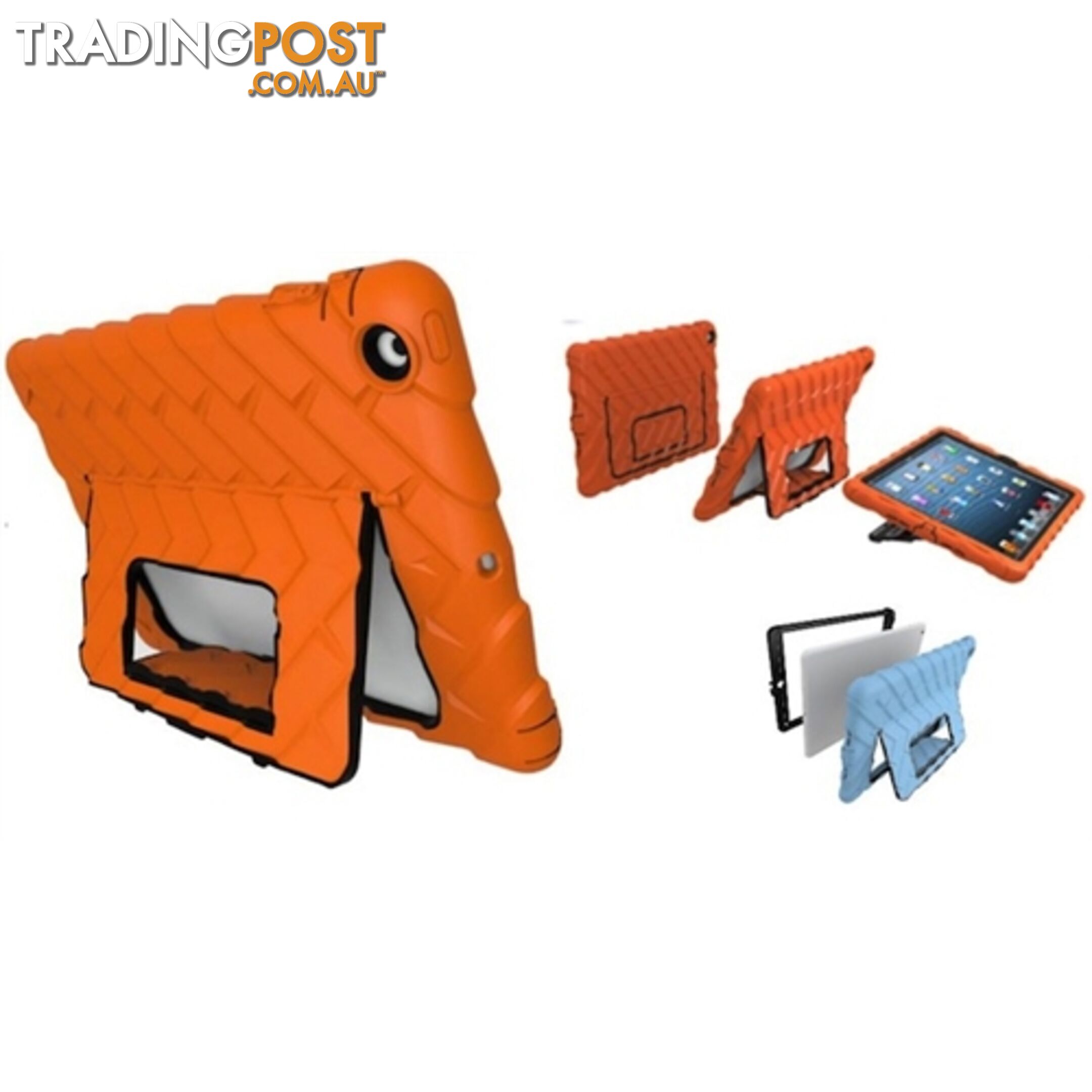 Gumdrop Hideaway with Stand for Apple iPad Air 1- Orange Black - 815741019545/GDH132 - Gumdrop