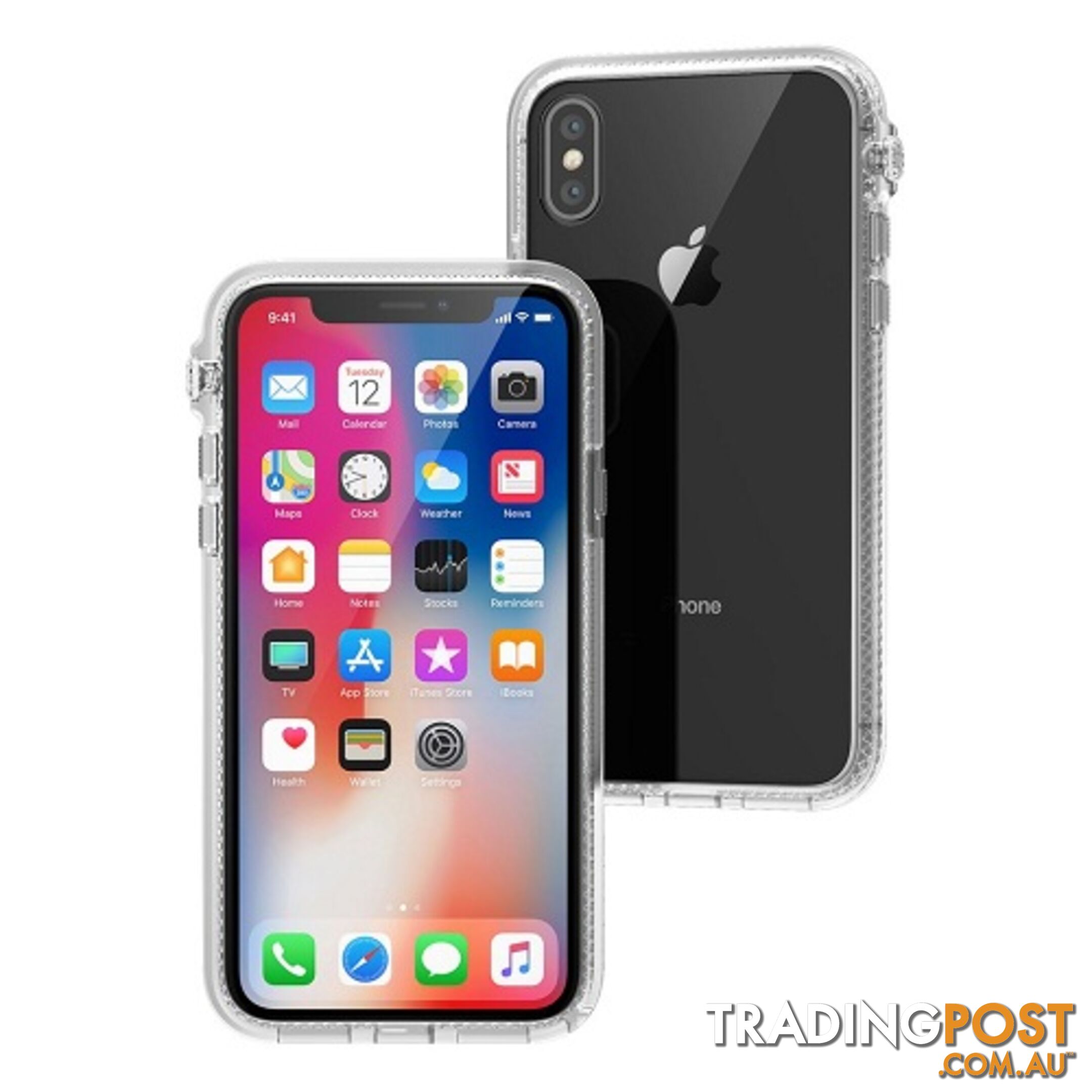 Catalyst Impact Protection Case for iPhone X / Xs - Clear - 840625102327/CATDRPHXCLR - Catalyst