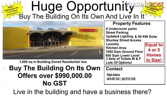 Home/Business - Huge Brick Building approx 1,600 Sqm