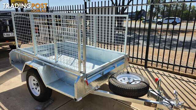 7Ã4 GALV CAGE TRAILER - photo 2 of 7