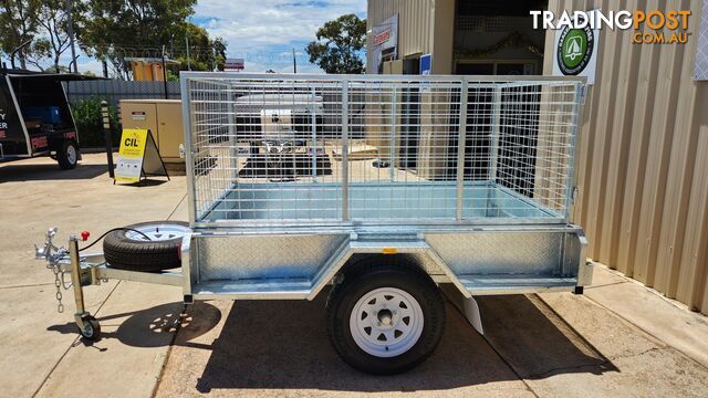 7Ã4 GALV CAGE TRAILER - photo 4 of 7