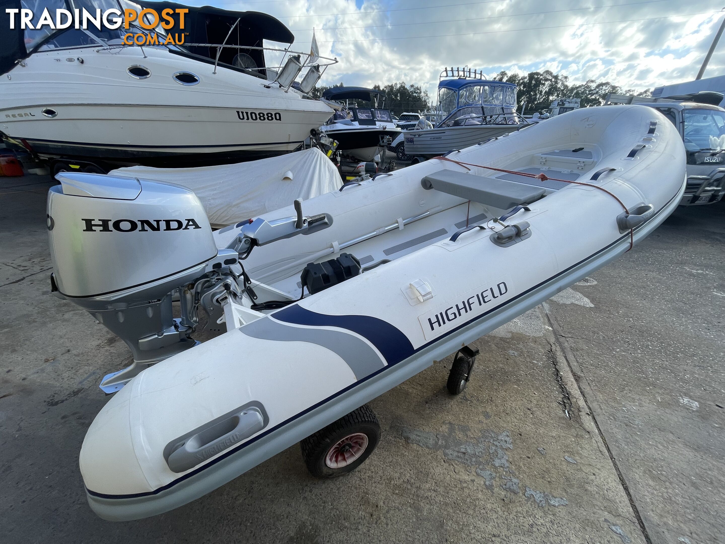 2017 Highfield RIB - Brand New Honda 30HP