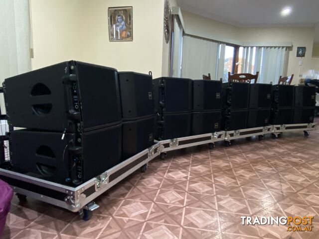 TACT brand Dual 10&quot; active line array speakers