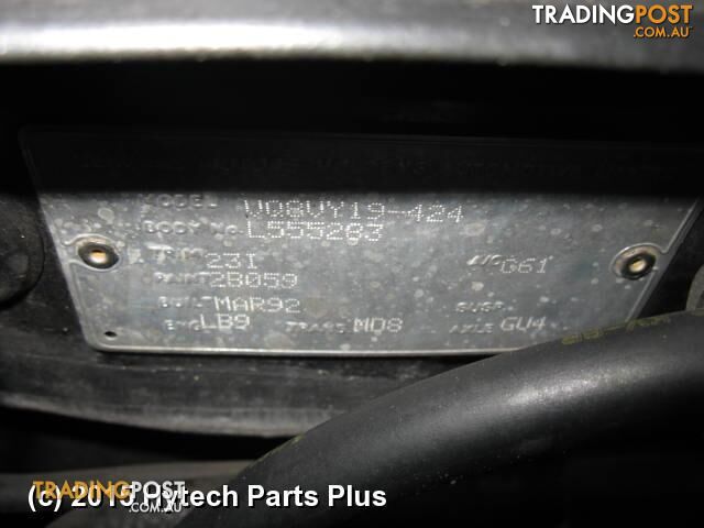 1992 HOLDEN STATESMAN/CAPRICE SUNVISOR - photo 3 of 7