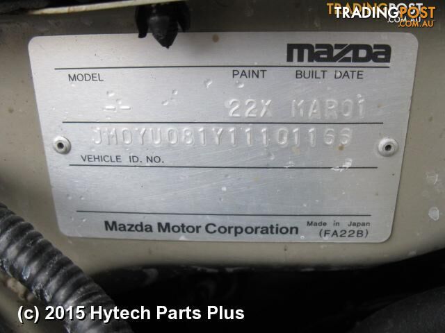2001 MAZDA TRIBUTE TYRE 195/15 single dunlop 85%