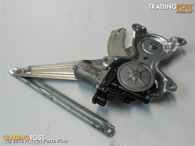 2013 MITSUBISHI MIRAGE LEFT REAR WINDOW REGULATOR/MOTOR elec. tested good