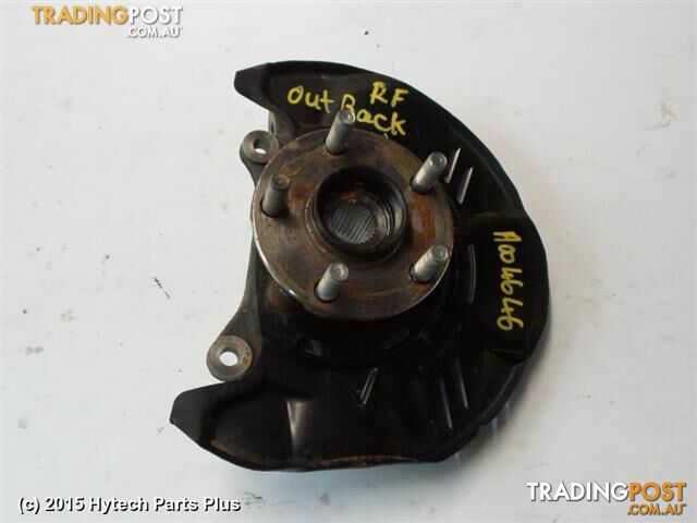 2011 SUBARU OUTBACK RIGHT FRONT HUB ASSEMBLY abs