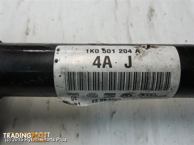 2006 VOLKSWAGEN GOLF RIGHT DRIVESHAFT