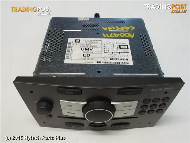 2012 HOLDEN CAPTIVA RADIO/CD/DVD/SAT/TV code 2423