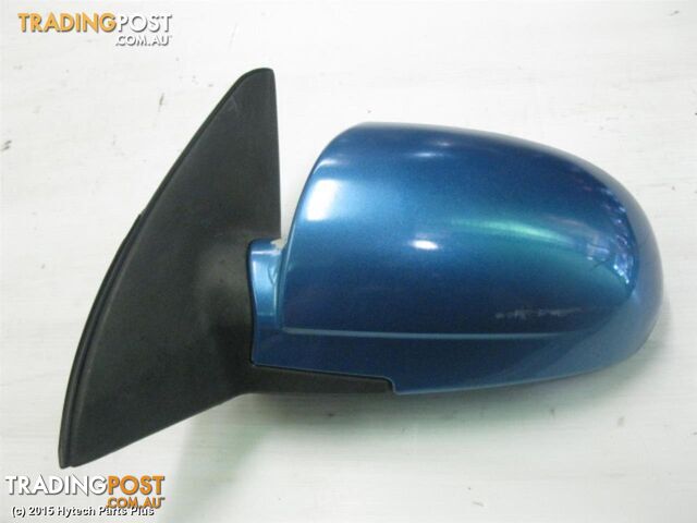 2003 KIA RIO LEFT DOOR MIRROR blue paint peeling