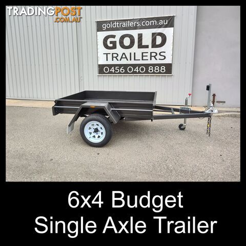 6x4 Single Axle Box Trailer - Budget