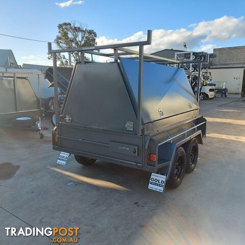 8x5 Tradesman Trailer - 3 Door & Tool Box