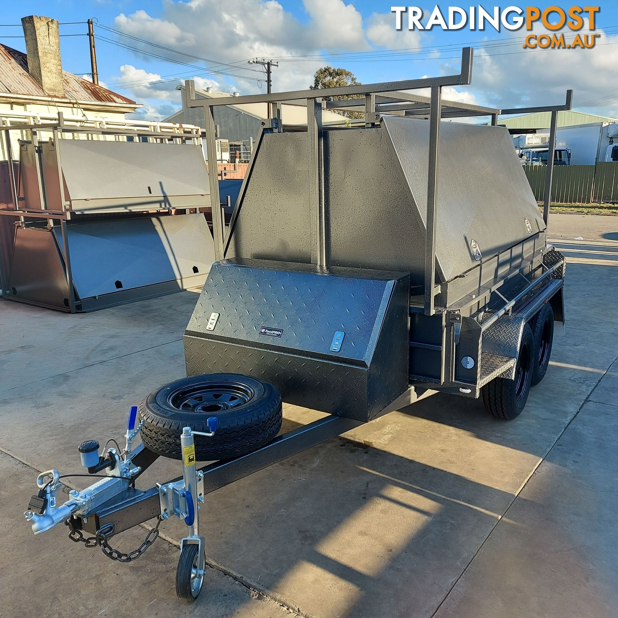 8x5 Tradesman Trailer - 3 Door & Tool Box